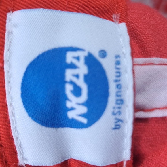 Georgia Bulldogs stitched logo corduroy red & white short brim velcro tab hat - Picture 11 of 11